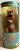 Scooby-Doo Wigglin Scooby Figure, plastic toy figure of Scooby-Doo with a big grin and wearing a blue collar with a diamond-shaped tag, inside cylindrical packaging.