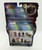 POPCo The Golden Compass: Tartar Soldier with Wolf Daemon Action Figure, detailed packaging showing the figure in a black outfit holding a rifle, with a wolf daemon companion, and images of other characters from The Golden Compass on the lower part of the package.