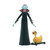 Super7 Tim Burton's The Nightmare Before Christmas ReAction Figures Wave 1 - Vampire, these action figures feature a vampire character with pale blue skin, dark clothing, and a sinister smile, along with a quirky duck toy on wheels.