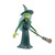 Super7 Tim Burton's The Nightmare Before Christmas ReAction Figures Wave 1 - Witch, collectible action figure with witch costume, green skin, gray hair, and broomstick prop.