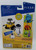 Mattel PIXAR Wall-E & Eve Action Figures, colorful toy set featuring Wall-E and Eve characters from Pixar, with Wall-E in yellow and Eve in white with blue eyes.