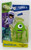 Mattel PIXAR Monsters Inc Mike Wazowski & Boo Action Figures, colorful toy set featuring a green one-eyed monster and a girl in a purple monster costume, packaged for children ages 3 and up.