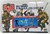 Fun4All Collectibles GI JOE Fully Poseable Vintage Collection Keychains, product packaging featuring illustrated soldiers and four action character figures.