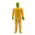Universal Monsters Super7 The Creature Walks Among Us 3.75-inch ReAction Figure, collectible toy figure of the Creature from the Black Lagoon in a yellow suit with green skin and feet.