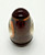 Hasbro Weebles - 1973 Brown Dog, vintage toy with a rounded top, small oval patches on the sides, and a glossy surface, depicting a classic Brown Dog figure from 1973.