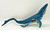 Hasbro Jurassic World Mosasaurus Action Figure, detailed blue and white dinosaur toy with movable limbs and realistic features.