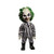 Beetlejuice Mega-Scale 15-Inch Talking Doll, detailed plush toy of Beetlejuice with signature green hair, creepy face, black and white striped suit, and black boots.