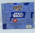 M&M's Dispenser - Star Wars: Death Star, blue box packaging with Star Wars and M&M's logos, and instructions for use and battery warnings.