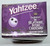 USAopoly Yahtzee: Tim Burton's The Nightmare Before Christmas Oogie Boogie GITD, purple themed game box with cartoon character Oogie Boogie from The Nightmare Before Christmas and spooky background design.
