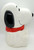 Benjamin & Medwin Snoopy Cookie Jar, white ceramic cookie jar shaped like Snoopy with black ears, a red scarf, and a smiling face.