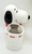 Benjamin & Medwin Snoopy Kitchen Tool Holder, white ceramic Snoopy character with open mouth for kitchen utensil storage, black ears, and red details.