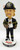 SGA AHL Hershey Bears Mike Moore (Fireman Moore) Bobblehead, collectible hockey player figurine with firefighter helmet, holding a hockey stick, in team uniform with Hershey Bears logo, standing on a display base with sponsorship branding.