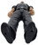 WWE 2011 NWO Kevin Nash Action Figure (Loose), action figure viewed from below showing details of feet and legs.