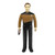 Star Trek Super7 Star Trek: The Next Generation Data ReAction Figure, detailed action figure of Data in uniform holding a futuristic device.