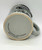 Harley-Davidson Motor Cycles Ceramic Mug, Black/Grey with logo and motorcycle imagery, bottom view showing manufacturing details and copyright information.