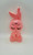 Vintage 10" Blow Mold Plastic Pink Bunny Bank