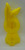 Vintage 10" Blow Mold Plastic Yellow Bunny Bank