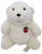 Coca-Cola 1993 Coca-Cola Polar Bear 7" Stuffed Animal, plush white bear toy with a Coca-Cola badge on its chest.
