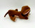 Hanna-Barbera Tom and Jerry - Jerry Stuffed Animal, brown plush toy of Jerry from Tom and Jerry lying on a white surface.