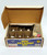 Wee Crafts Vintage Wee Crafts Mini Villagers Kit #21516, 6 Piece Set, open cardboard box with small compartments containing miniature villager figures and paint pots for crafting.