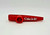 Vintage Coca-Cola 'Coke is it!' Kazoo, red plastic novelty kazoo with white text and designed for playing music.
