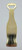 Coca-Cola Metal Bottle Opener, gold-colored metal bottle opener shaped like a classic Coca-Cola bottle.