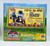 M&M's Dispenser - Red, White & Blue Motorcycle Candy Dispenser (Plain), colorful cardboard box with a motorcycle-shaped candy dispenser and M&M's candies, vibrant packaging, and fun design.