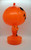 Vintage Halloween Blow Mold Jack-O-lantern On Black Cat Decoration