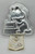 Wilton Garfield Wilton Cake Pan, metal cake mold in the shape of Garfield the cat working on a computer.
