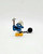 Smurfs Vintage PEYO 4.0213 Chain Gang Smurf PVC Figure, Smurf character holding pickaxe with shackled ball and chain accessory.