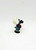 Smurfs Vintage Schleich 4.0508 Boxer Smurf PVC Figure, small colorful plastic figurine of a boxer Smurf in a side view.