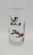 Looney Tunes Road Runner and Wile E. Coyote Smuckers Glass, transparent glass featuring characters from Looney Tunes with Road Runner above Wile E. Coyote, both with cartoon style and vibrant colors.