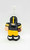 NFL Pittsburgh Steelers Soap Dispenser, football player figurine soap dispenser in black and yellow uniform with a white soap pump on top.
