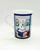 Pillsbury Doughboy Fine Porcelain Collector Mug for September Back To School, featuring a cheerful Doughboy dressed as a chef in a kitchen setting.