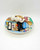 Pillsbury Doughboy Dilly Casserole Bread 3-D Collector Plate, featuring a detailed 3D sculpture of the Pillsbury Doughboy dressed as a chef, surrounded by baking and cooking items on a colorful plate.