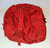 MLB Vintage Philadelphia Phillies Backpack, red durable fabric backpack with multiple compartments, adjustable straps, and black zipper.