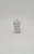 Vintage Little White Owl With Yellow Bow Holding Heart Figurine (B)