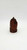 Unbranded Vintage Plastic Owl Figurine Made in Hong Kong, detailed brown owl crafted from plastic showing intricate feather textures.