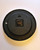 NFL New York Giants 12 inch Wall Clock, back view of the clock showing the battery compartment and mechanism.