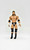 WWE 2011 Triple H Action Figure (Loose), detailed plastic toy figure of professional wrestler Triple H with muscular body, black wrestling trunks with white and red design, black knee pads, boots, and accessories, standing against a plain white background.