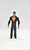 WWE 2011 Fandango Action Figure (Loose), plastic wrestling figure of Fandango with black jacket and pants, standing upright against a plain white background.
