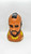 Mr. T 1983 Ruby-Spears Enterprise Mr. T Plastic Blow Mold Bust Bank, a collectible plastic figurine of Mr. T with a detailed face and decorated clothing as a vintage bank.