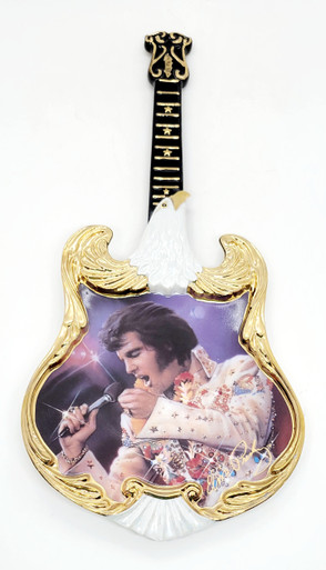 Bradford Exchange Elvis Presley 1973 Aloha From Hawaii Guitar