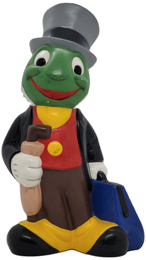 Grande Figurine Jiminy Cricket (Grillet) - Neuf Sous Emballage - Pinocchio - Collection Disney