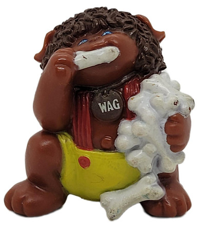 OAA 1985 Cabbage Patch Kids Koosas Dog Eating Bones Wag PVC Figure ...