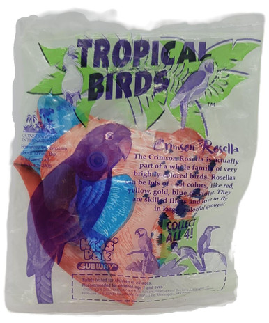 Subway Inflatable Subway Kids' Pak 1996 Tropical Birds Crimson Rosella Inflatable Toy