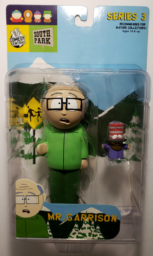 Mirage Awesome Plastic South Park Series 3 Mr Garrison Action Figure