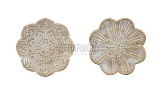 Indira Trinket Plate 10cm Nat