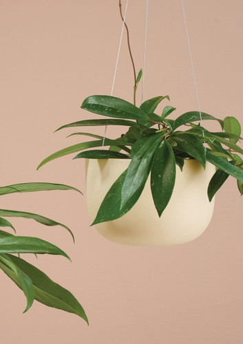 Raw Earth Hanging Planter Medium Clay