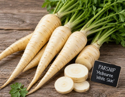 Parsnip ‘Melbourne Whiteskin’  Punnet